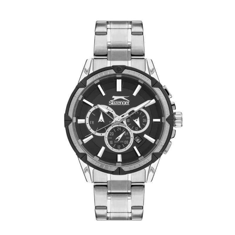 Slazenger Gents Stainless Steel Watch SL.9.2035.2.01 Black