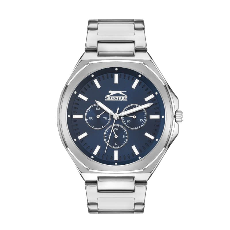 Slazenger Gents Stainless Steel Watch SL.9.2039.2.01 Blue