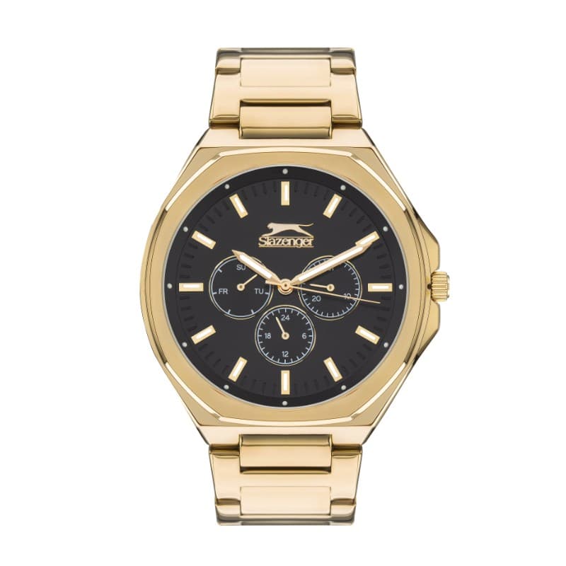 Slazenger Gents Stainless Steel Watch SL.9.2039.2.03 Black