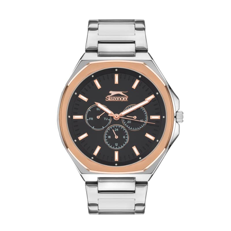 Slazenger Gents Stainless Steel Watch SL.9.2039.2.04 Black