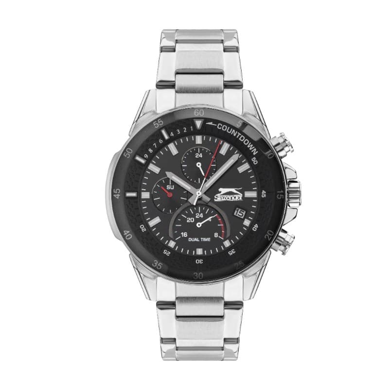 Slazenger Gents Stainless Steel Watch SL.9.2056.2.01 Black