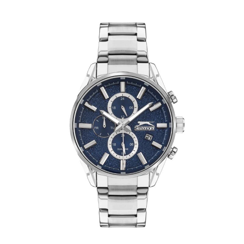 Slazenger Gents Stainless Steel Watch SL.9.2059.2.02 Blue