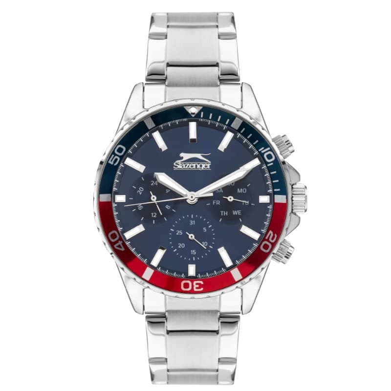 Slazenger Gents Stainless Steel Watch SL.9.2065.2.03 Blue