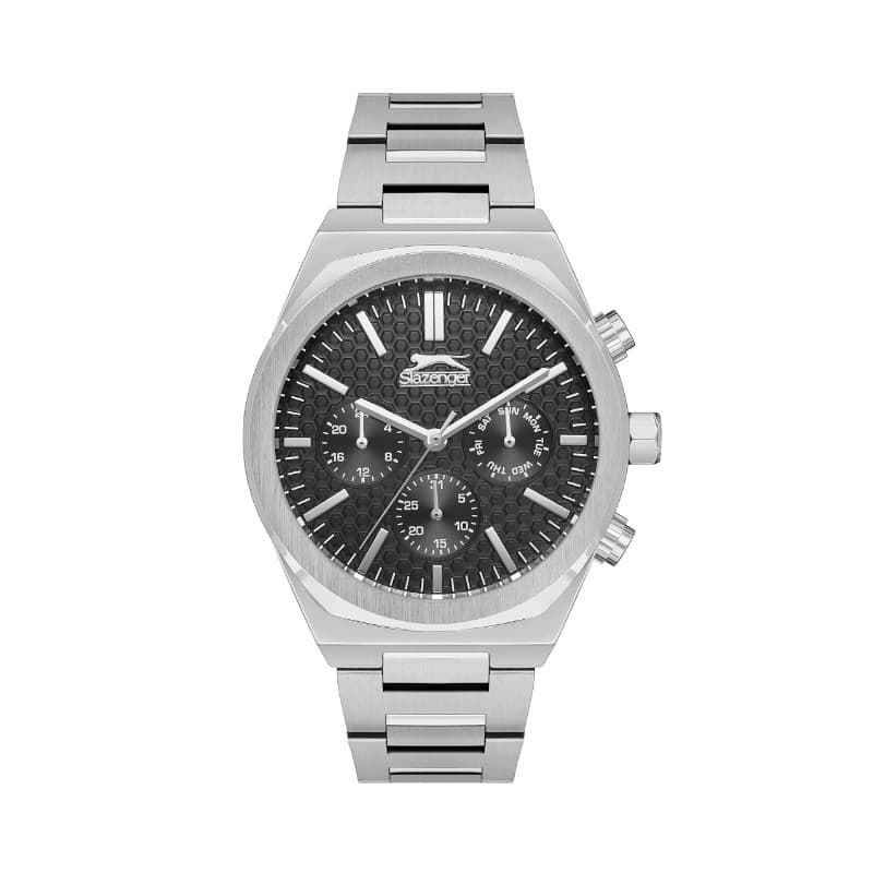 Slazenger Gents Stainless Steel Watch SL.9.2137.2.01 Black
