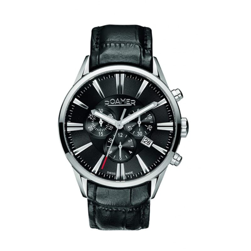 Roamer Gents Quartz Stainless Steel Watch 508837 41 55 05 Black