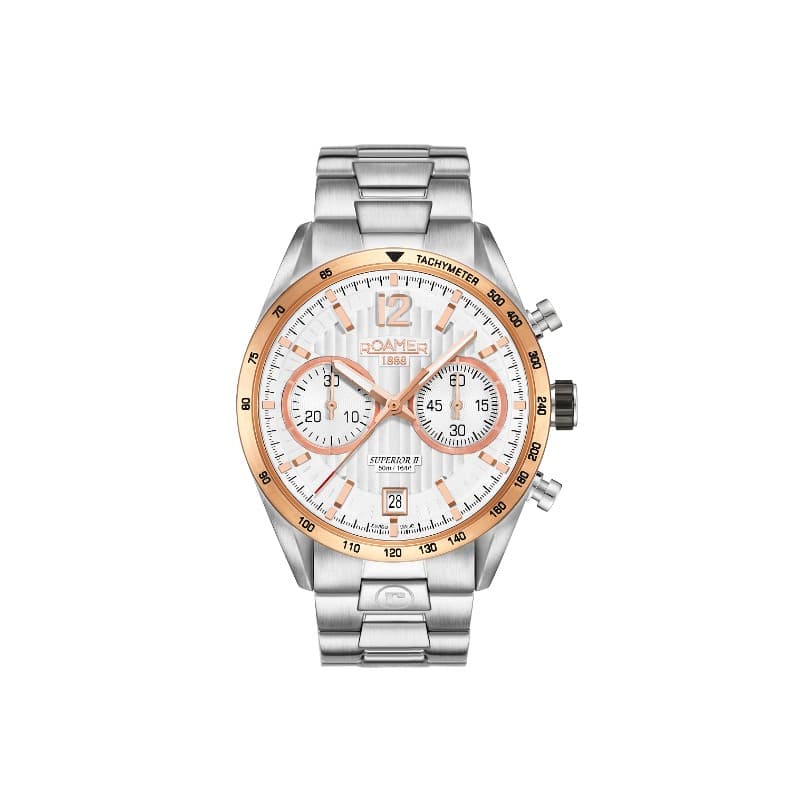 Roamer Gents Quartz Stainless Steel Watch 510902 49 14 50 White