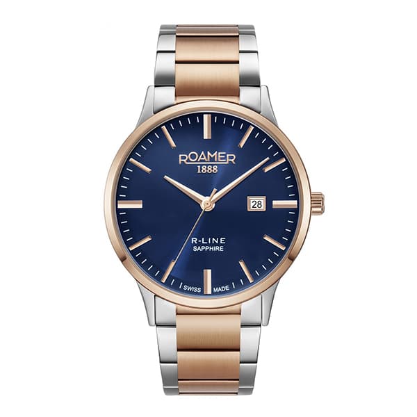 Roamer Gents Quartz Stainless Steel Watch 718833 47 45 70 Blue