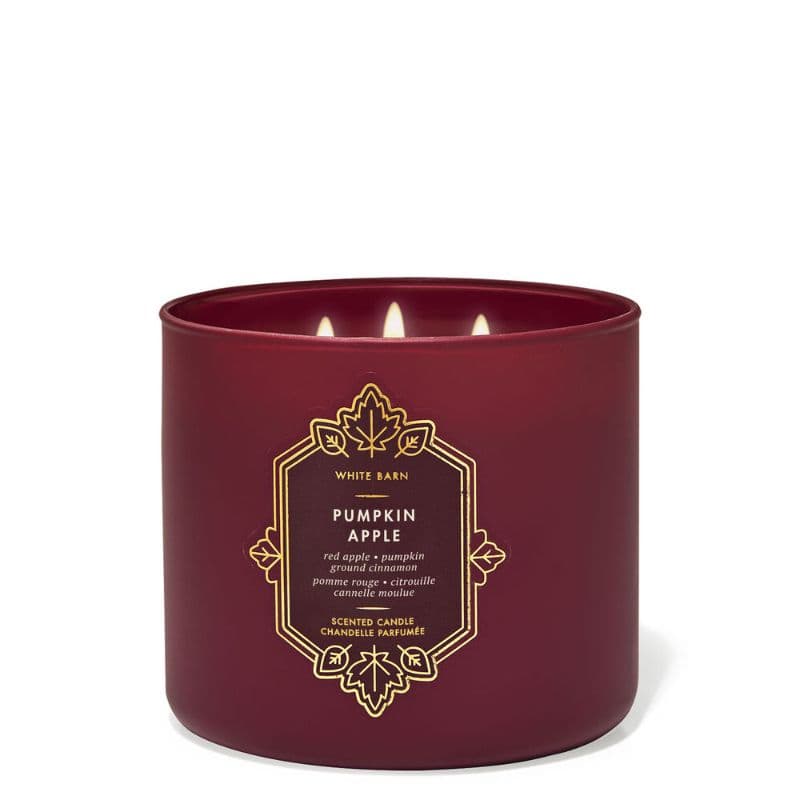 Bath and Body Works Pumpkin Apple 3-Wick Candle