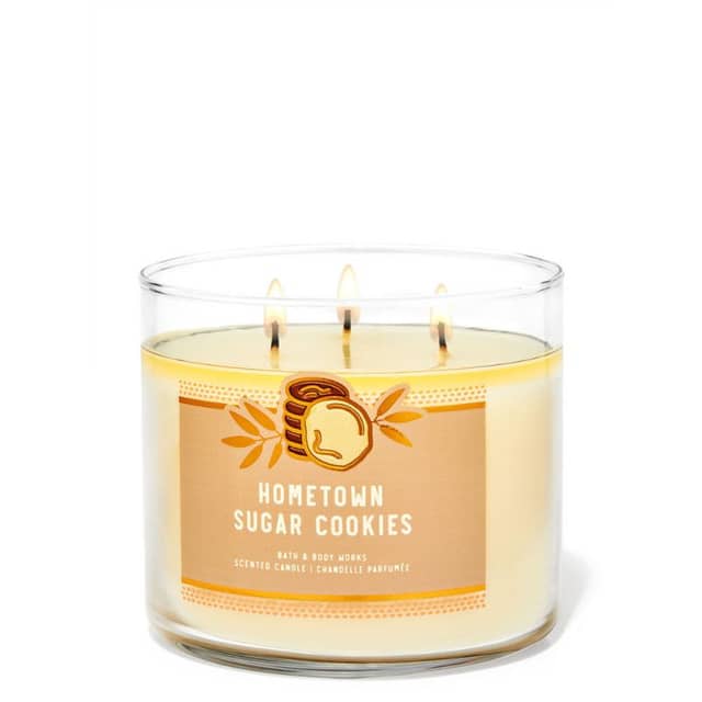 Bath and Body Works Hometown Sugar Cookies 3-Wick Candle