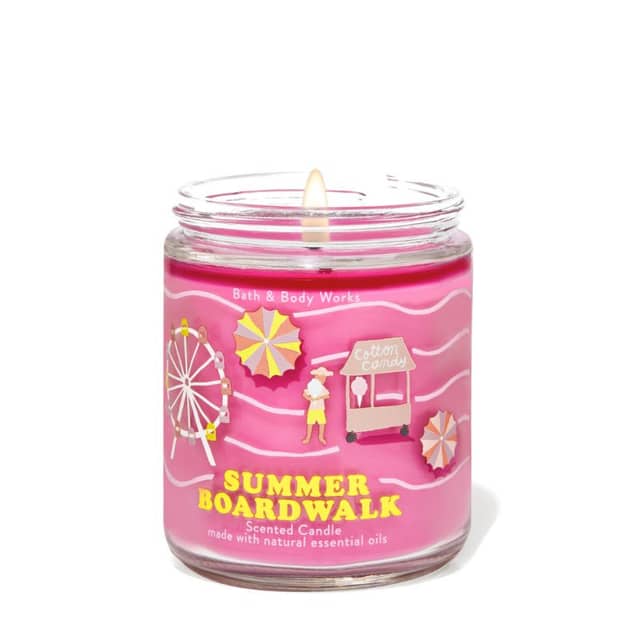 Bath and Body Works Summer Boardwalk Single Wick Candle