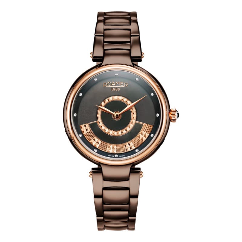 Roamer Ladies Quartz Stainless Steel Watch 602857 43 60 50