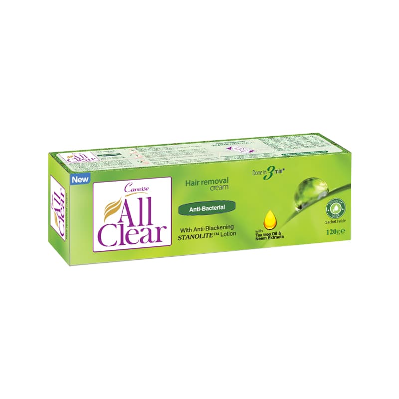 All Clear Anti-Bacterial Hair Removal Cream 120g