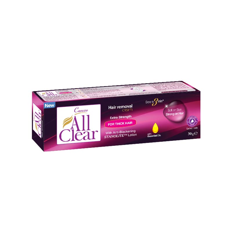 All Clear Extra Strength Hair Removal Cream 30g