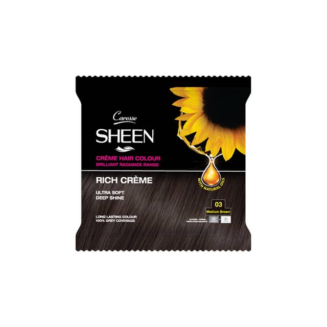 Sheen Crème Hair Colour Sachet – Medium Brown 03