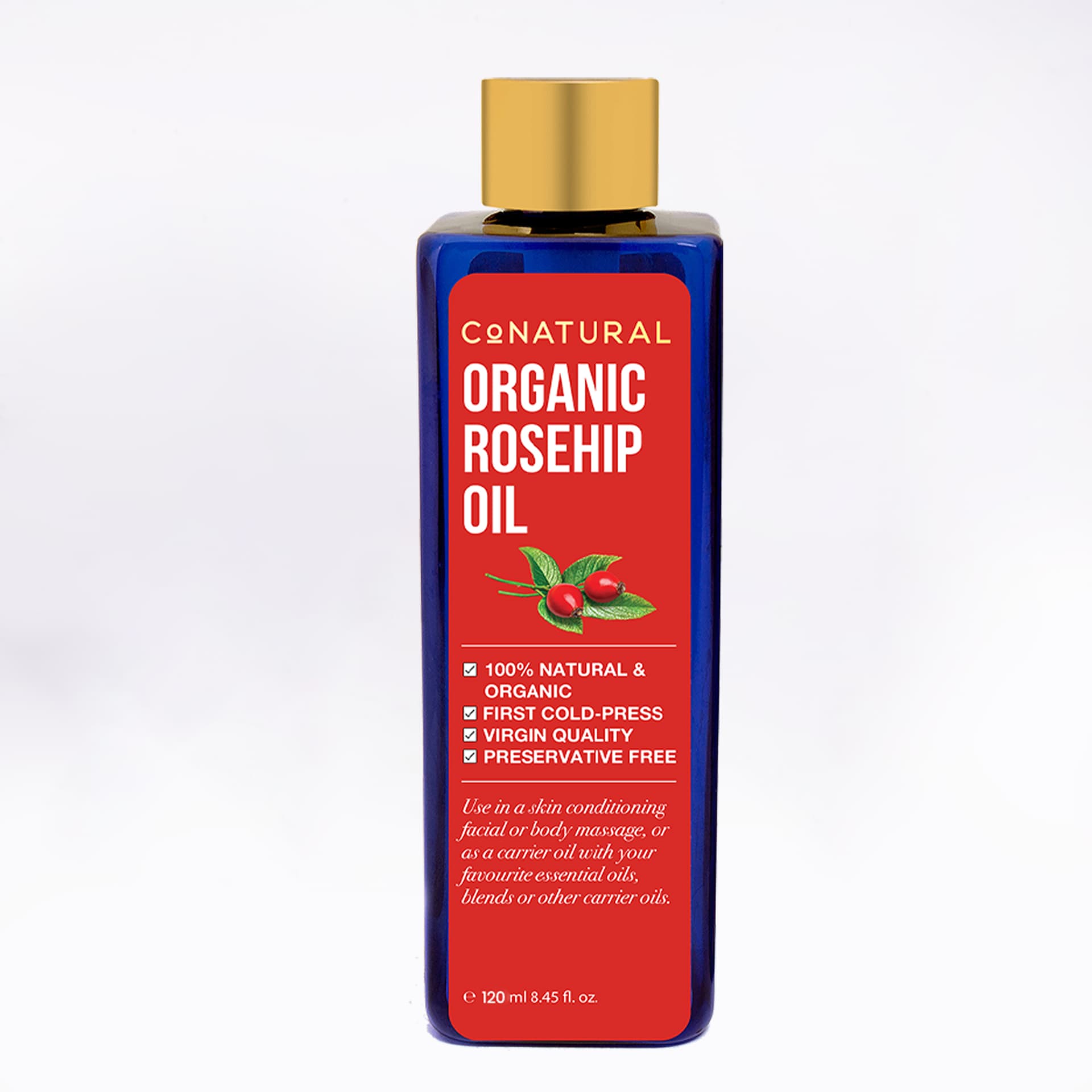Conatural Organic Rosehip Oil 120ml
