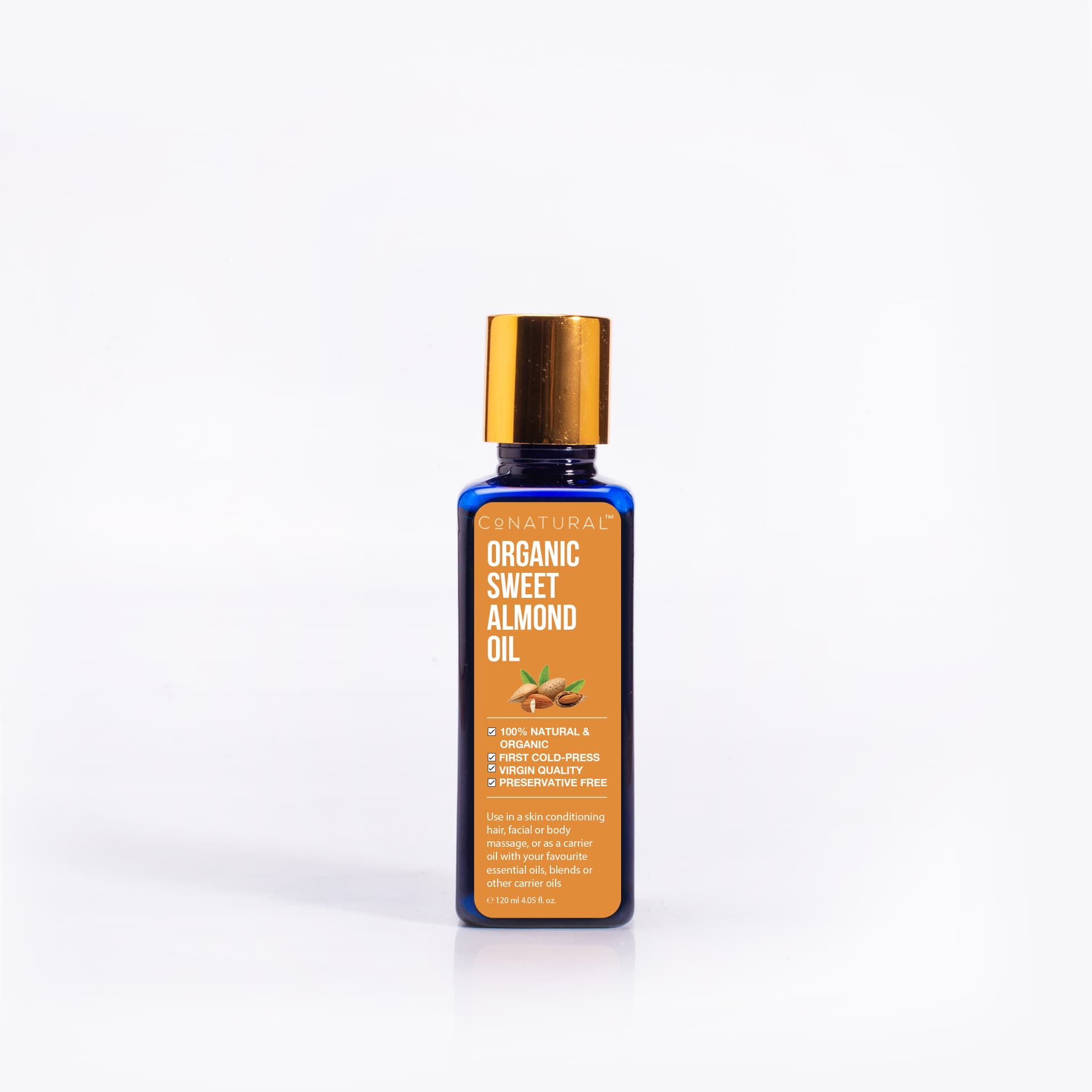 Conatural Organic Sweet Almond Oil 120ml