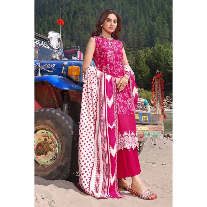 Ideas Khaddar Printed Unstitched Suit K-32044A 3PC