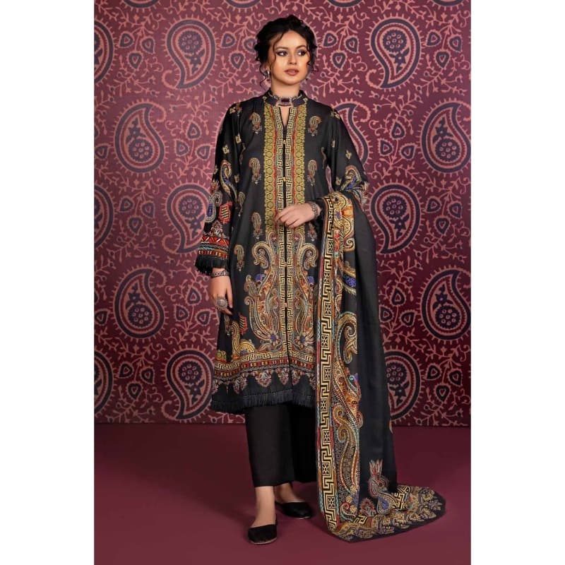 Ideas Cotton Linen Unstitched Suit K-32003 3PC
