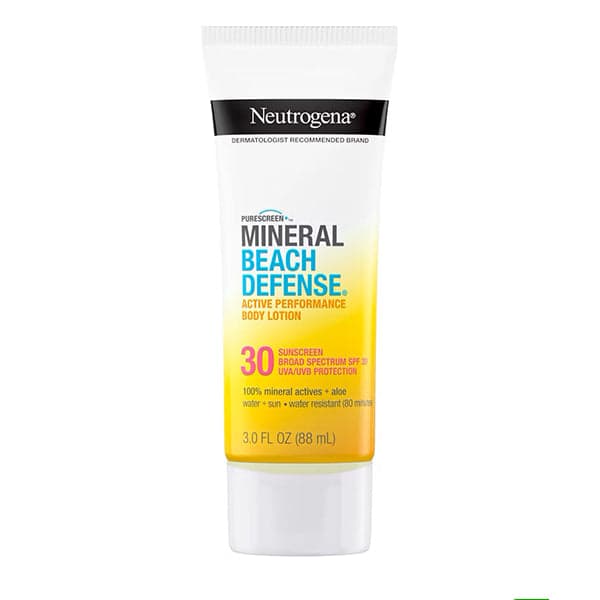 Neutrogena Purescreen+ Mineral Beach Defense Body Lotion Sunscreen SPF 30