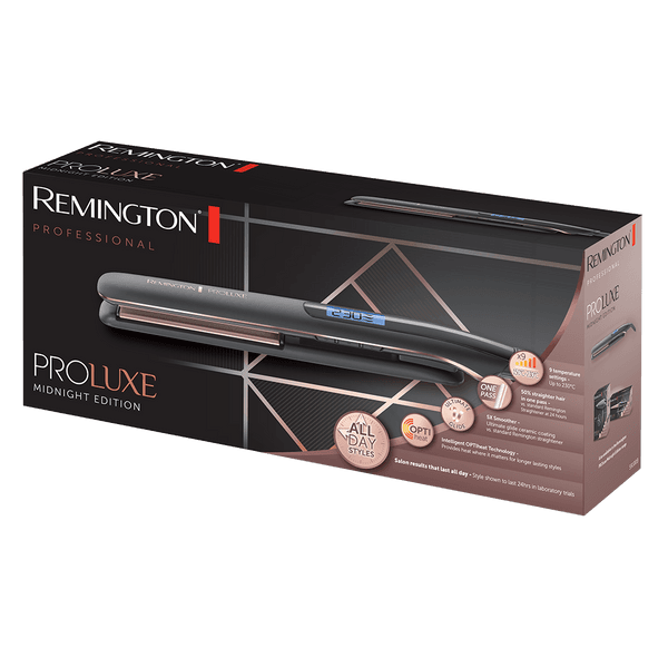 S9100B Remington Proluxe Midnight Edition Hair Straightener