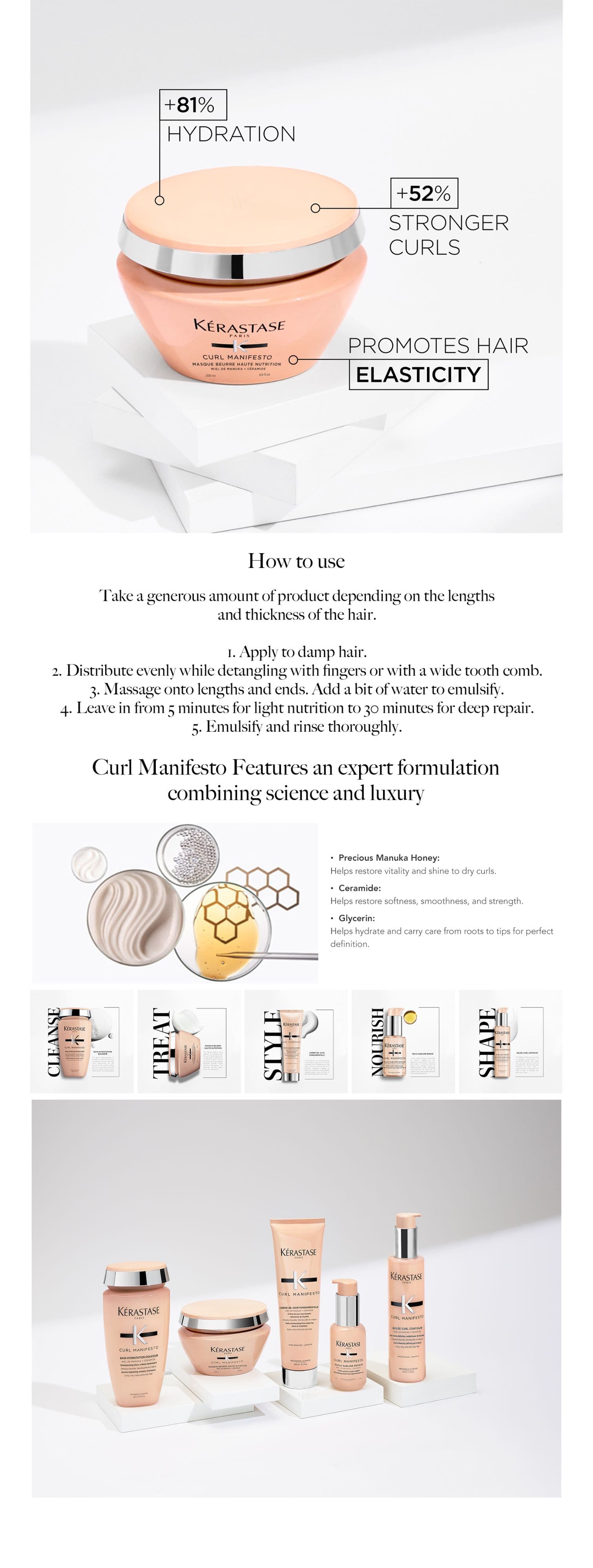 Kerastase Curl Manifesto Nourishing Mask For Waves & Curls 200ml details
