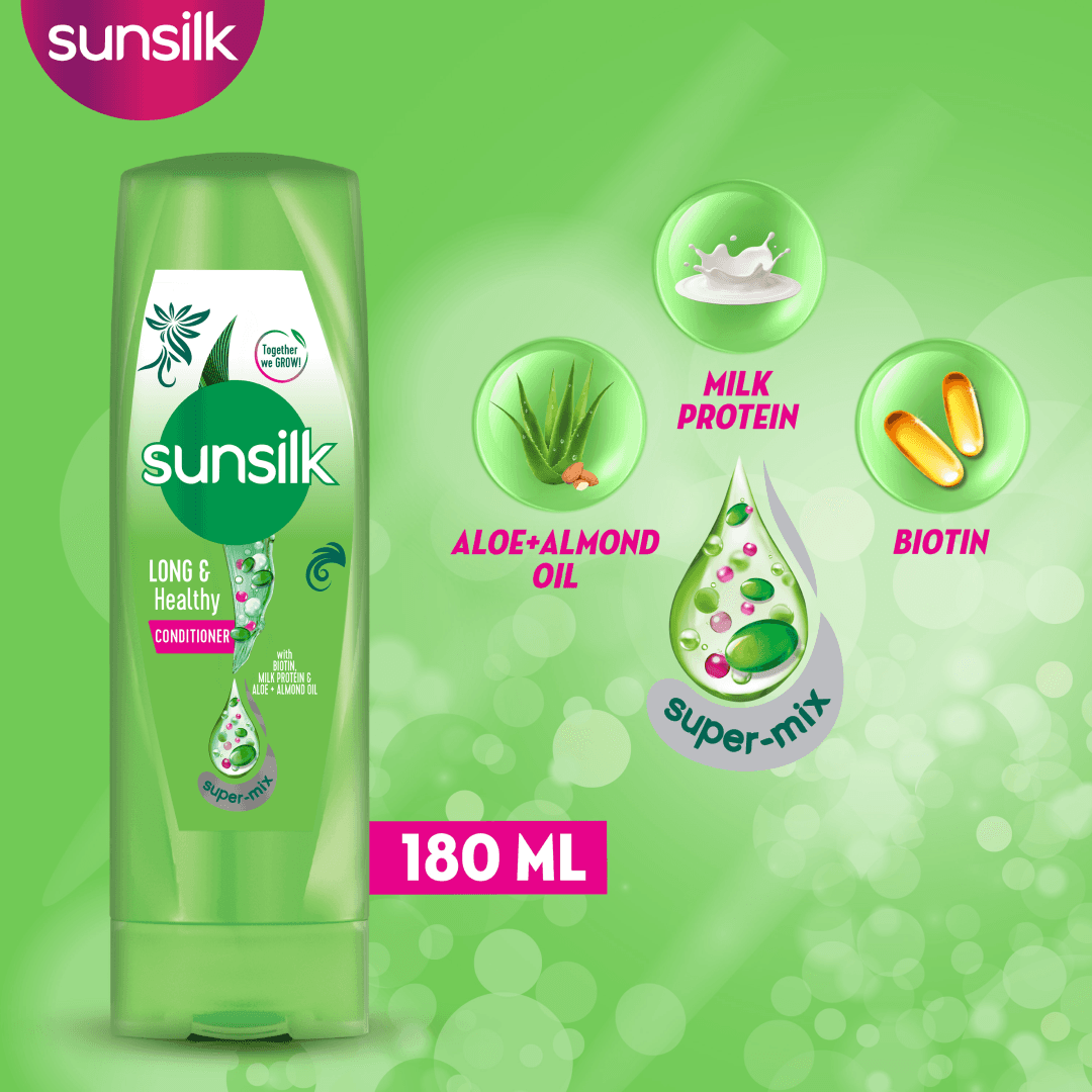 Sunsilk Long and Healthy Conditioner 180ml