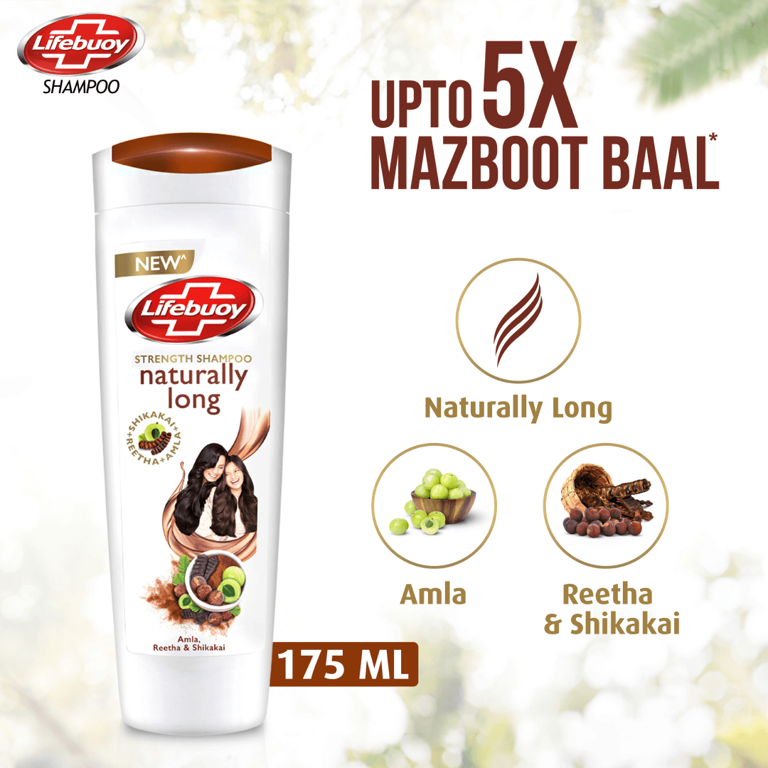 Lifebuoy Naturally Long Shampoo 175ml