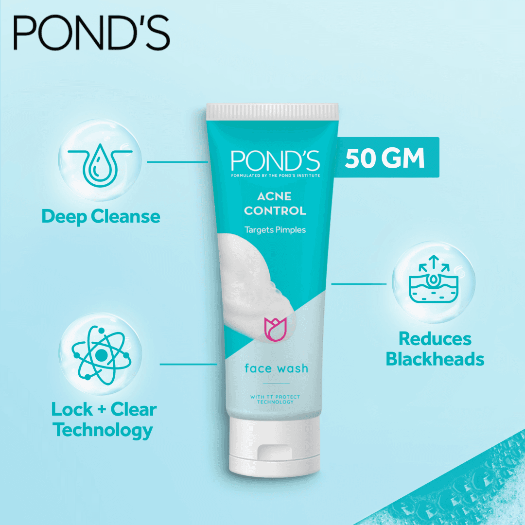 Pond's Acne Control Facewash 50g