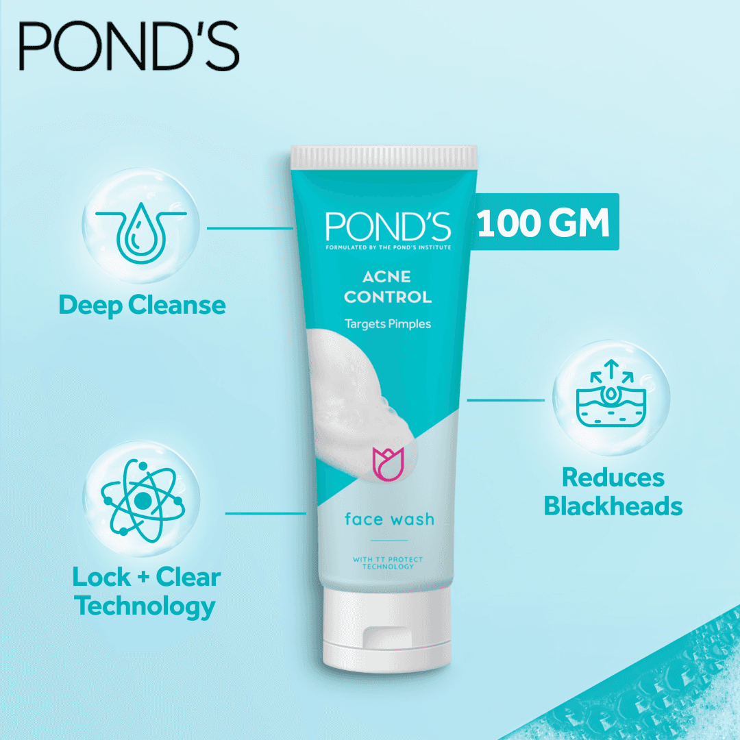 Pond's Acne Control Facewash 100g