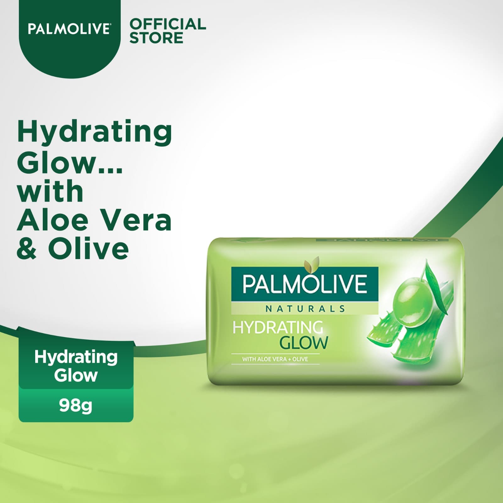 Palmolive Naturals Hydrating Glow Bar Soap 98g
