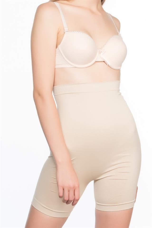 Emay 2063 Butt Open Leg Corset -Ten (Beige)