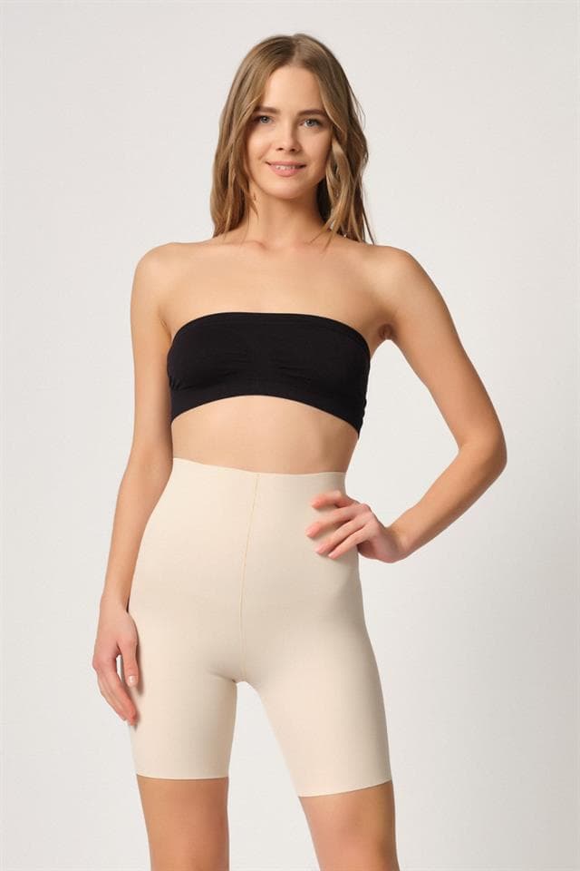 Emay 2707 Laser High Waist Corset - Ten (Beige)