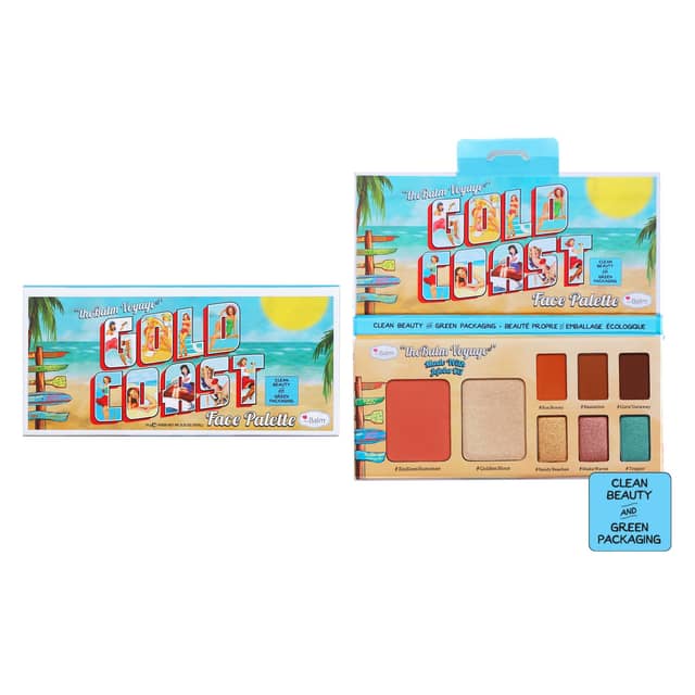 The Balm Gold Coast Face Palette - Model Roz x theBalm