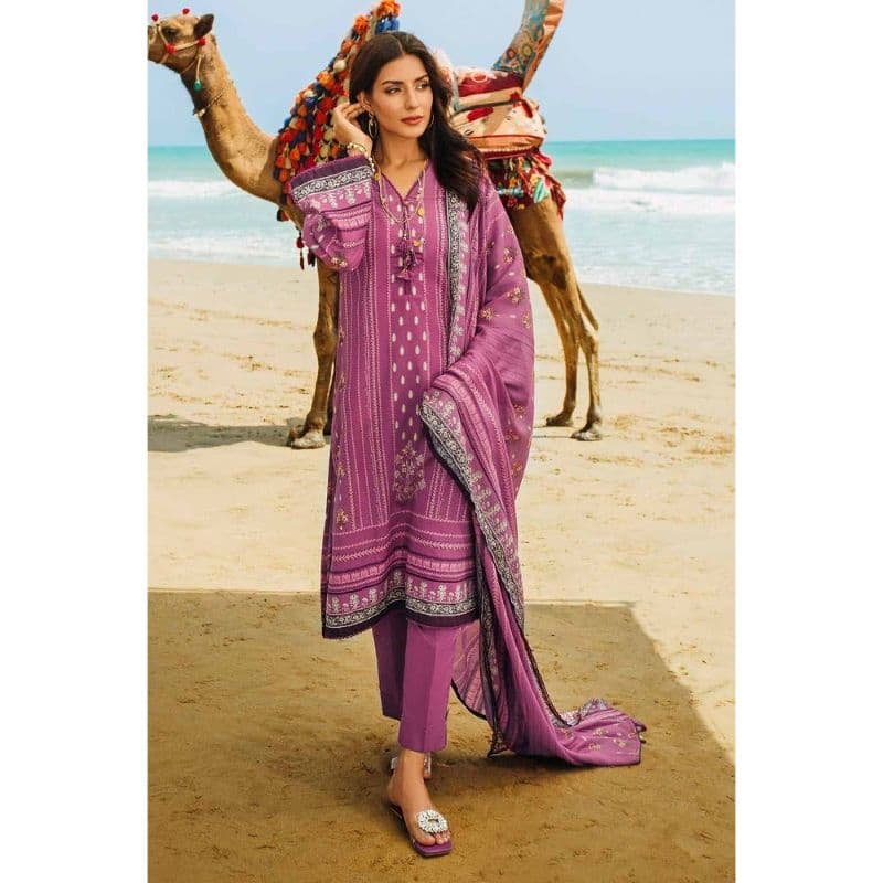 Ideas Printed Corduroy Unstitched Suit CD-32001 A 3PC