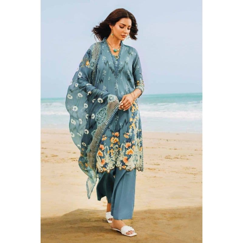 Ideas Digital Printed Corduroy Unstitched Suit CD-32007 3PC