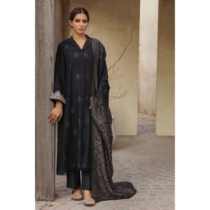 Ideas Karandi Jacquard Unstitched Suit MJ-32069 3PC