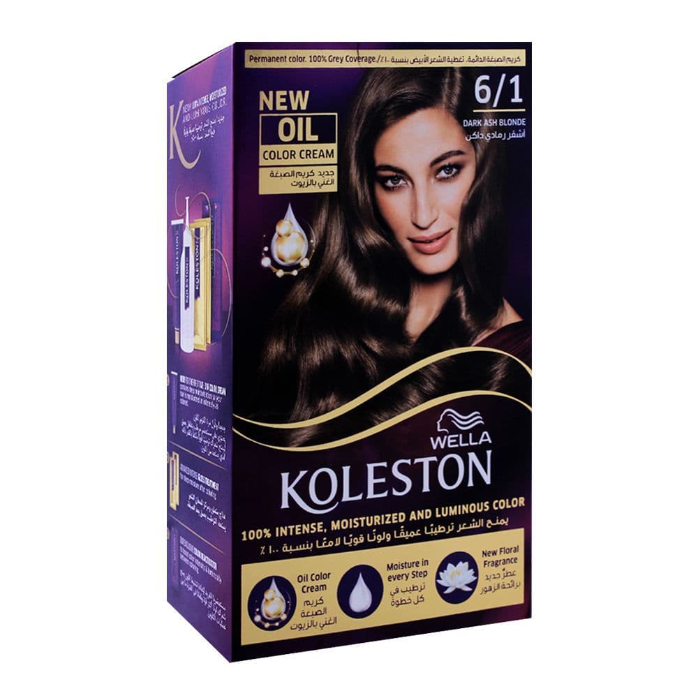 Wella Koleston Color Cream Kit 6/1 Dark Ash Blonde Menap