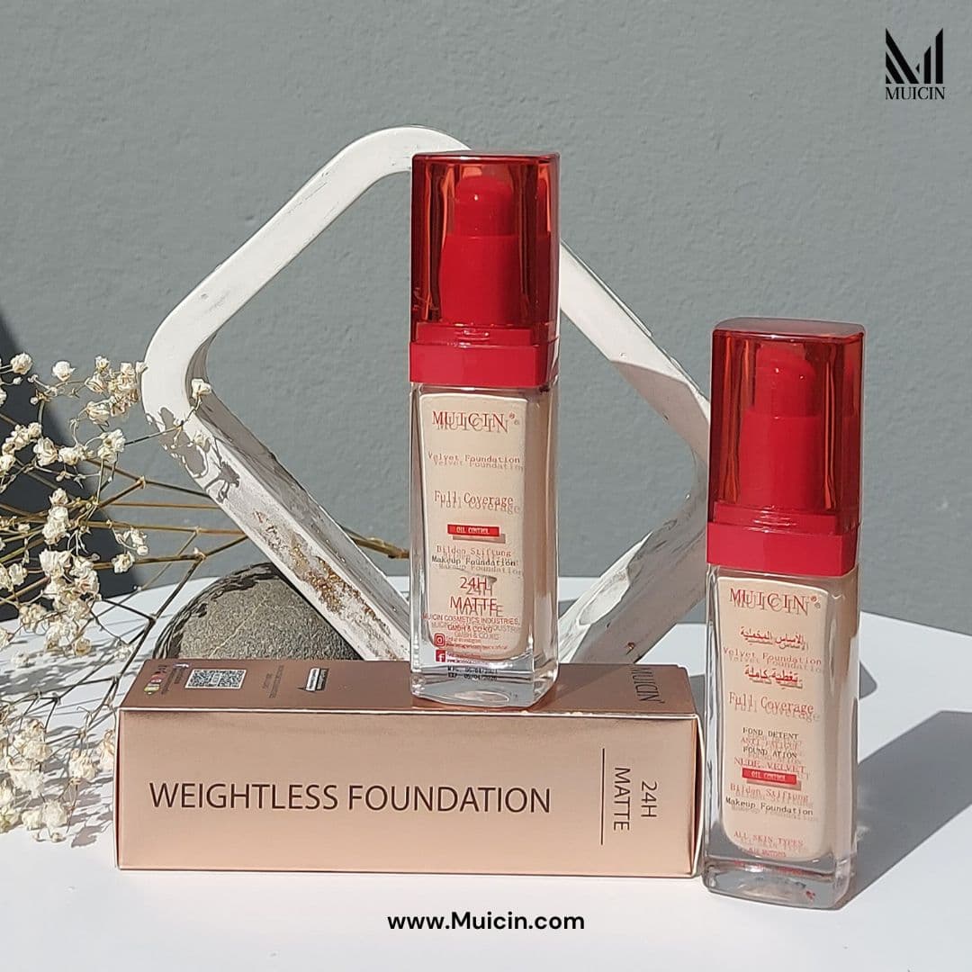 MUICIN Nude Velvet Full Coverage Foundation 30ml