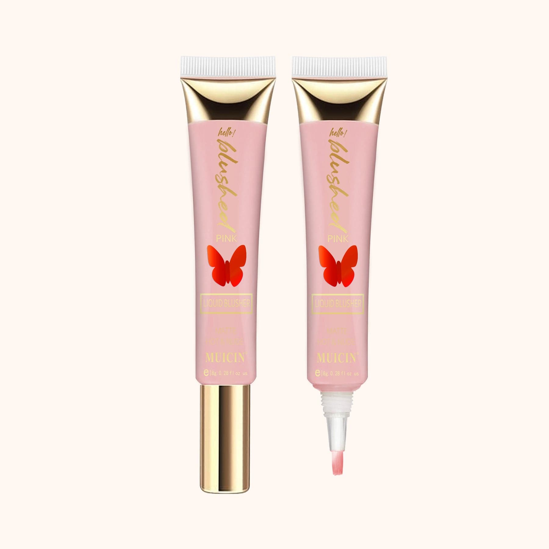 MUICIN Butterfly Pink Blusher Tube 8g