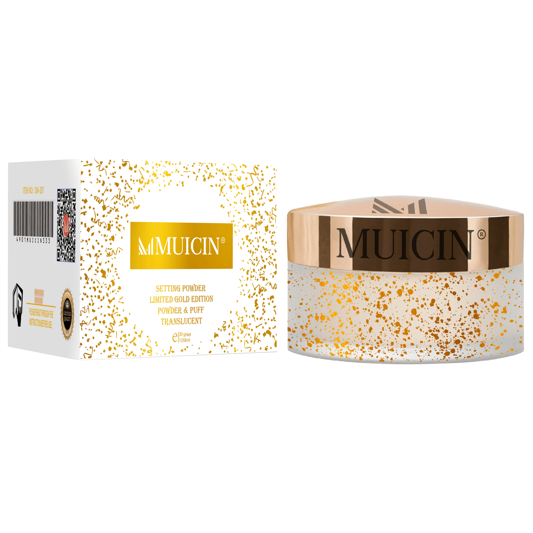 MUICIN Translucent Setting Powder Limited Gold Edition 30g