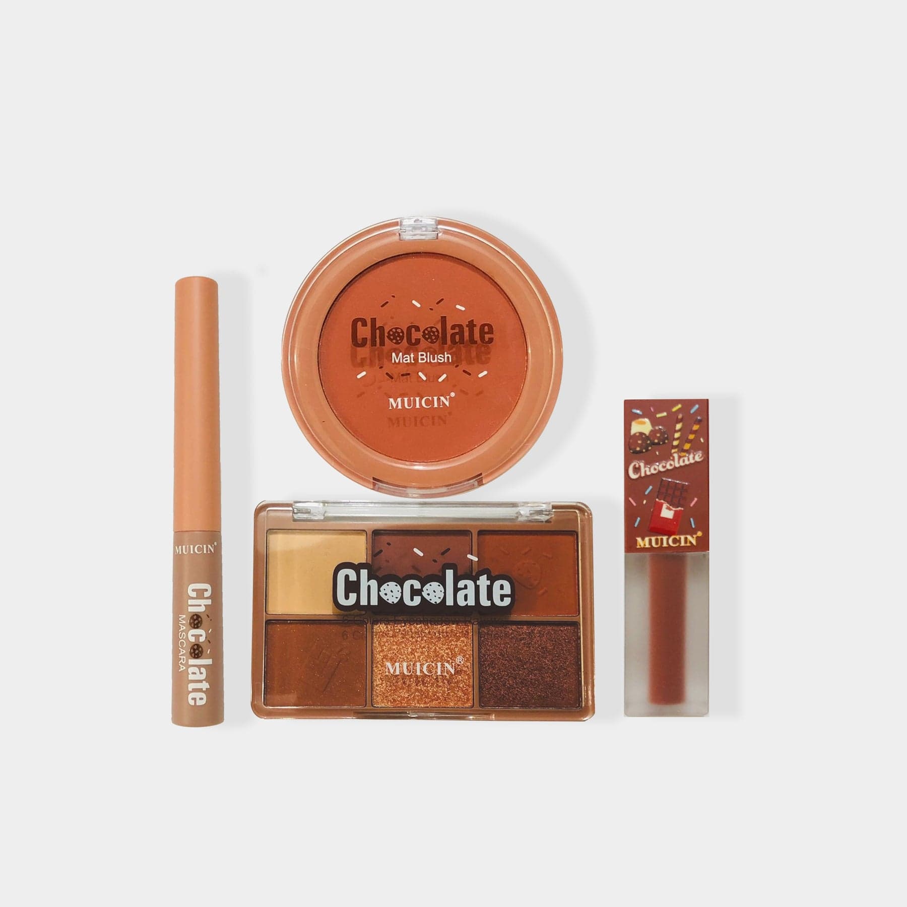 MUICIN 4 In 1 Wicked Dark Chocolate Makeup Kit