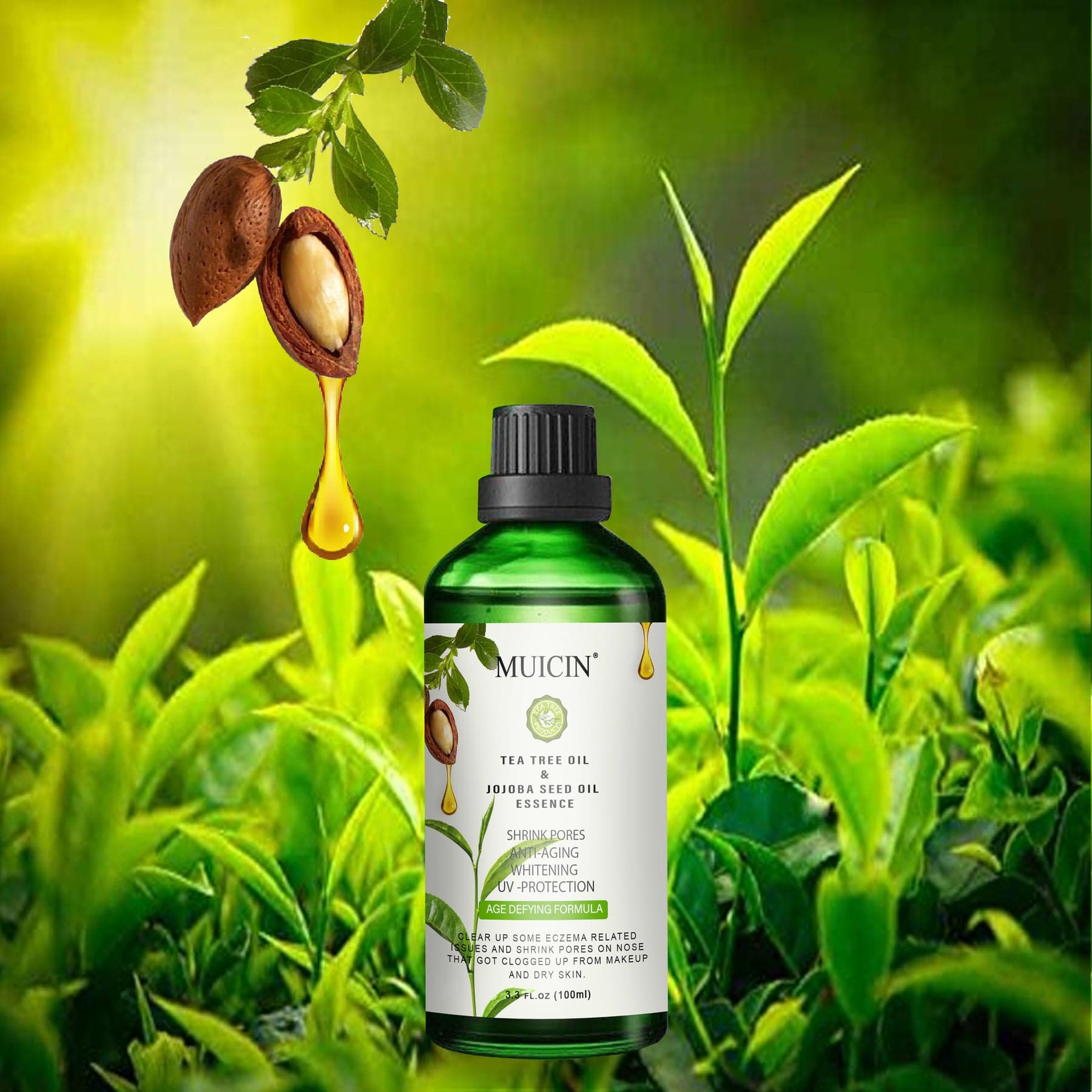 MUICIN Tea Tree & Jojoba Oil Essence 100ml