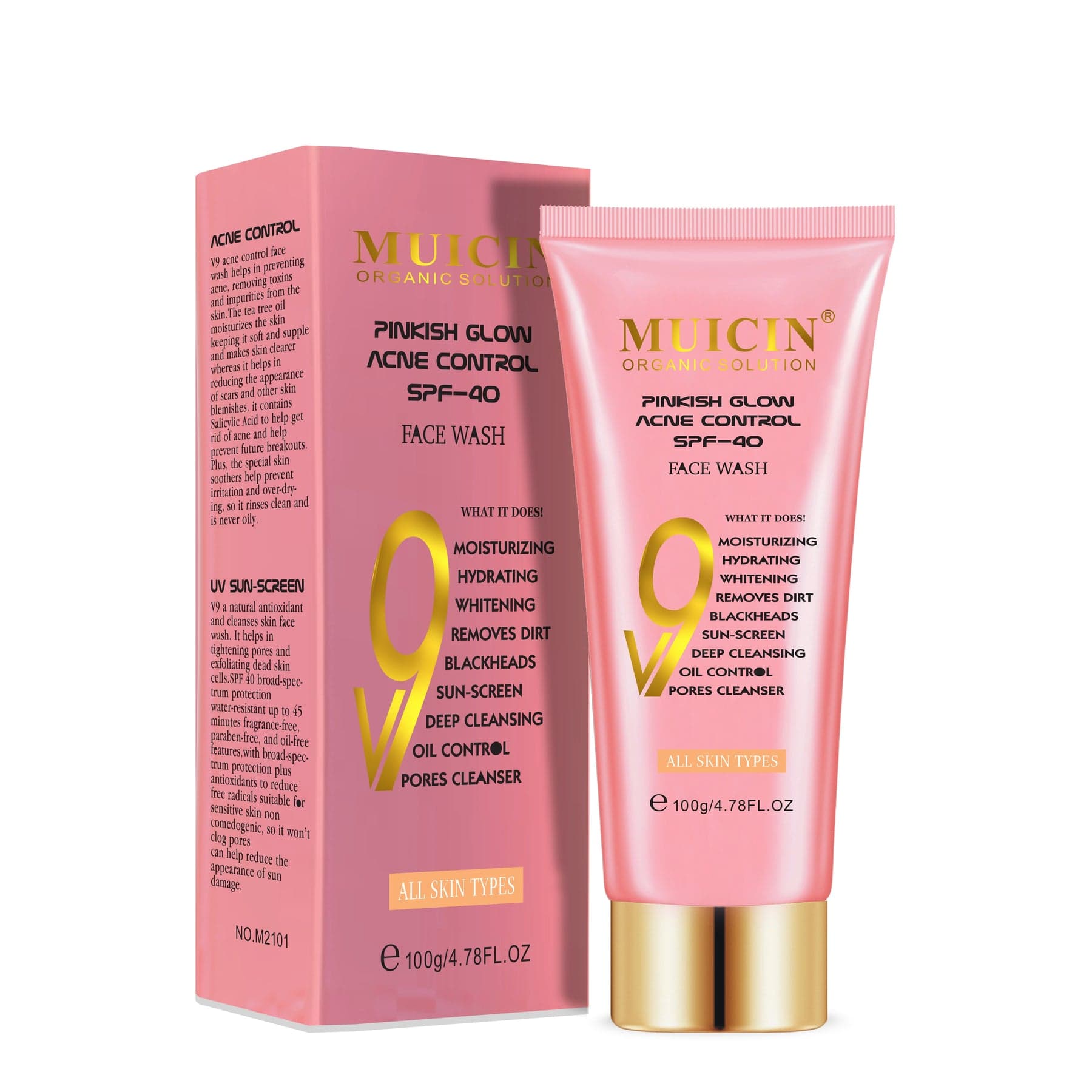 MUICIN Baby V9 Pinkish Glow Face Wash 100g