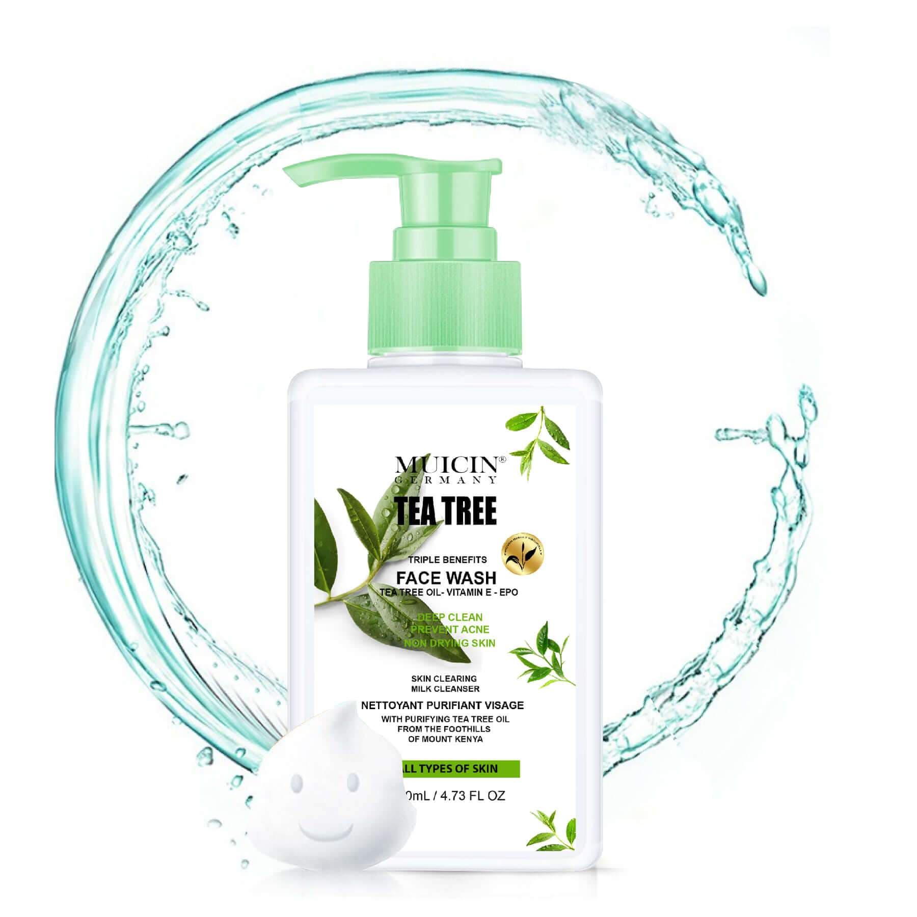 MUICIN Tea Tree Face Wash 120ml