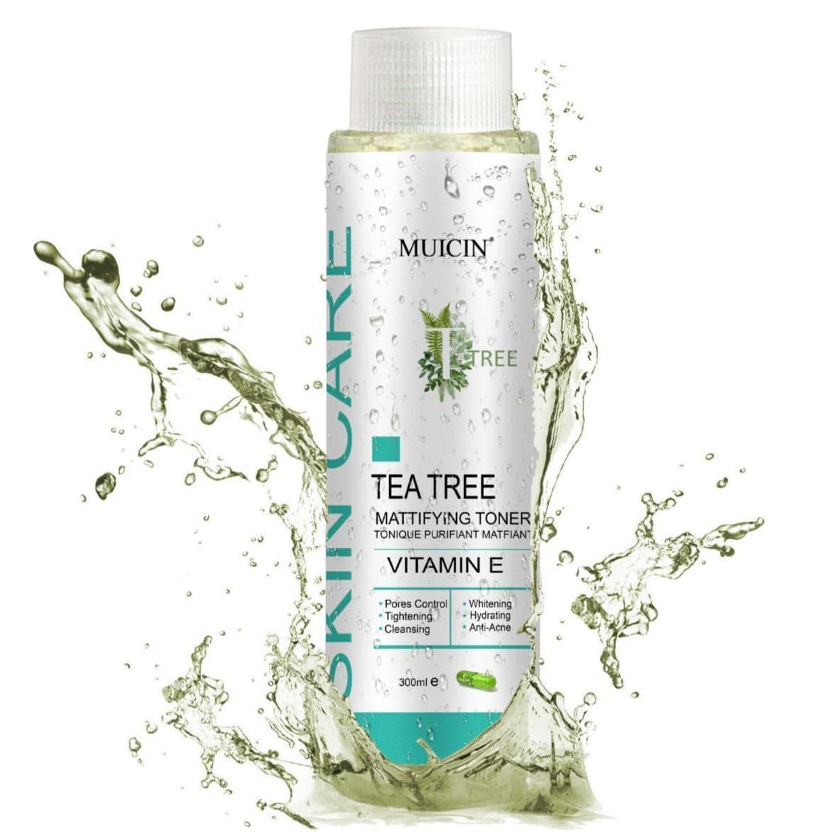 MUICIN Tea Tree Vitamin E Mattifying Toner 300ml