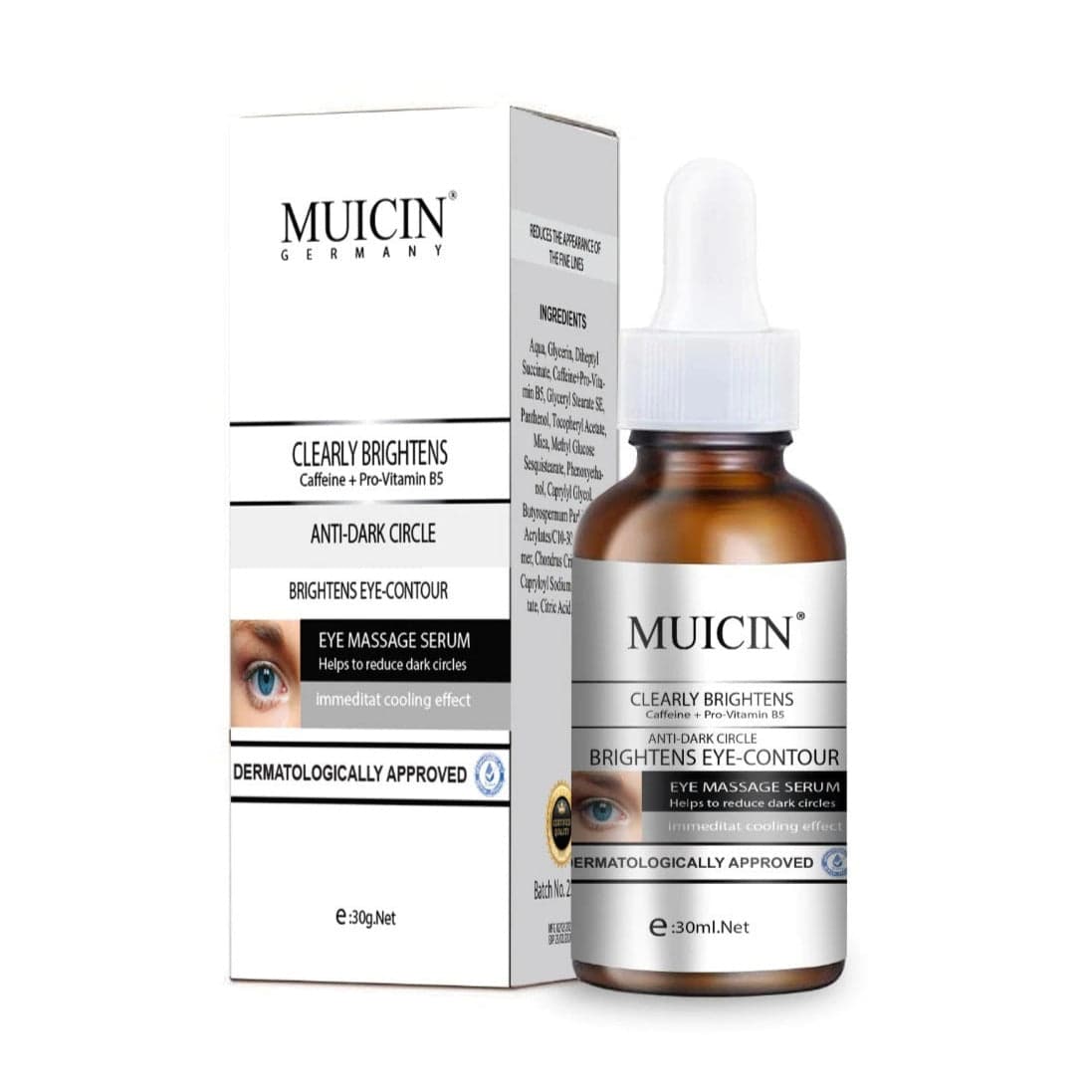MUICIN Caffeine Anti Dark Circles Eye Serum 30ml