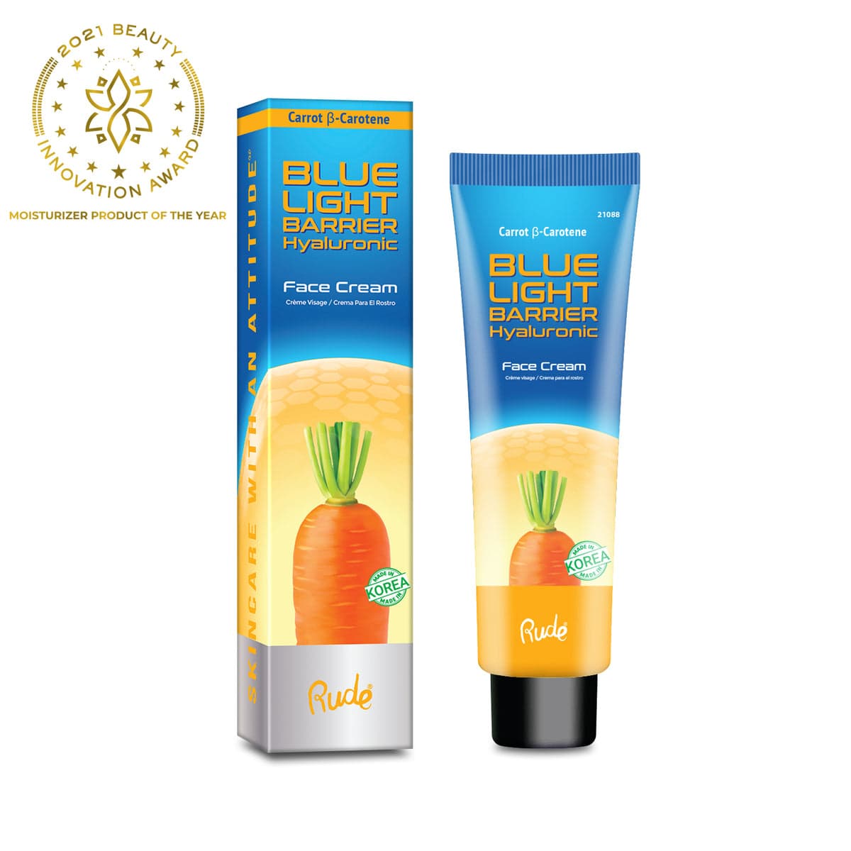 Rude Blue Light Barrier Hyaluronic Face Cream - TESTER