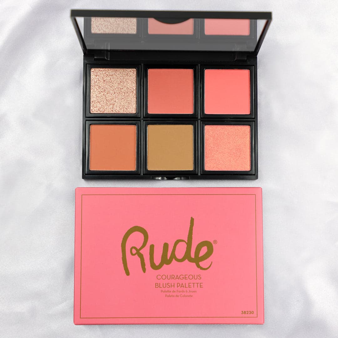 Rude Courageous Blush Palette - TESTER