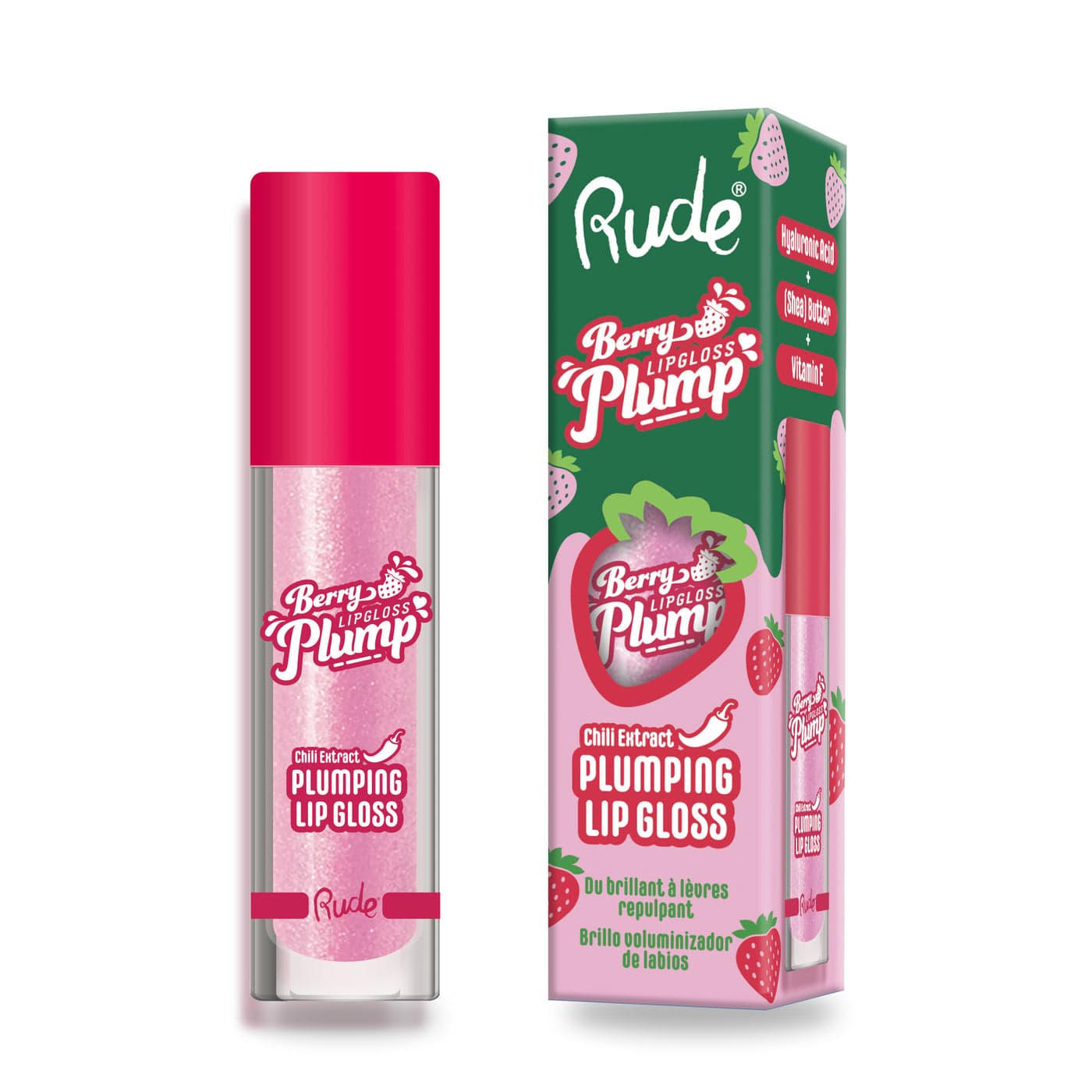 Rude Berry Juicy Plumping Lip Gloss - TESTER