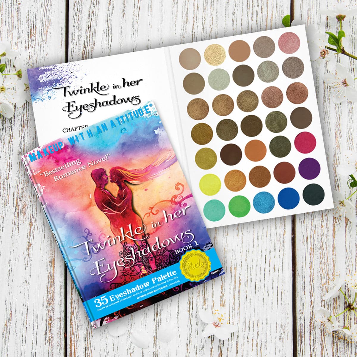Rude Twinkle In Her Eyeshadows 35 Eyeshadow Palette - Book 1 - TESTER
